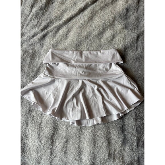 Forever 21 Dresses & Skirts - Forever21‎ White Tennis Skirt Athletic Mini Skirt Size L